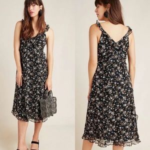 Anthropologie Bailey44 Cecile Ruffled Floral Dress